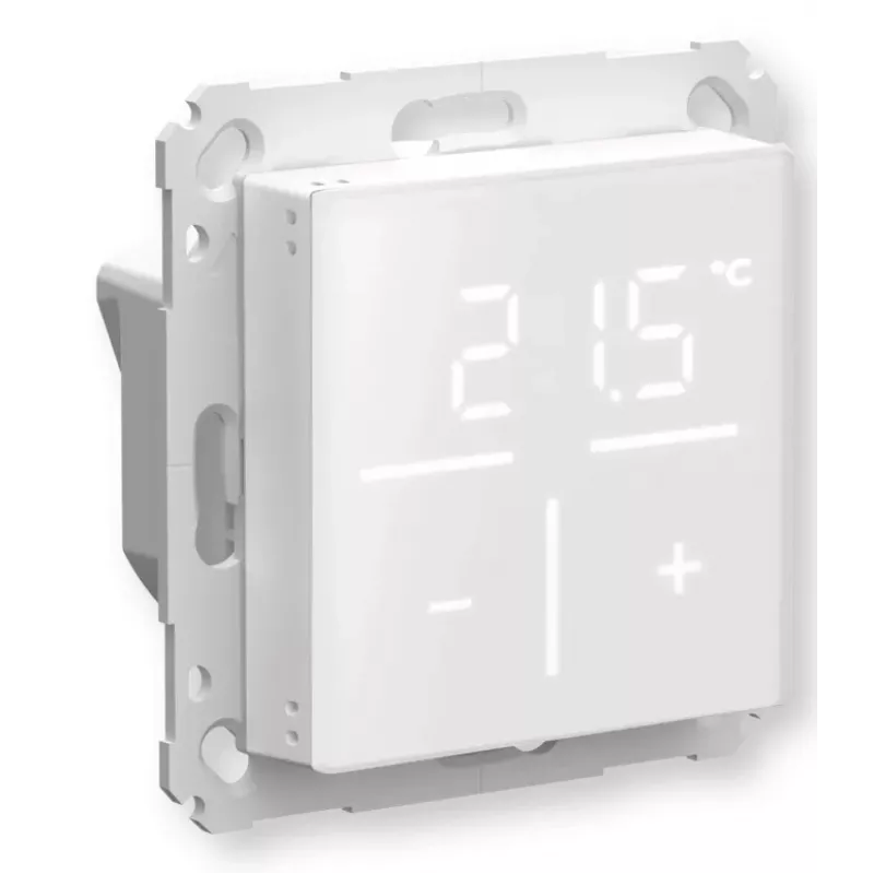 Glas-Wandthermostat Homematic IP Modell 161458A0 – digital, weiß, 230 V, IP20