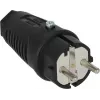Elektrischer Stecker Typ E/F Brennenstuhl 1082040020 Schwarz 230V 16A