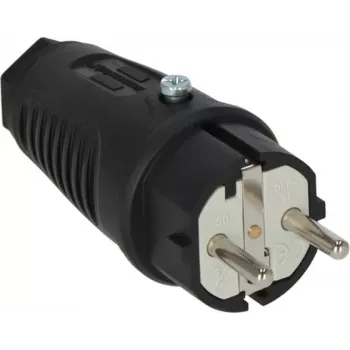 Elektrischer Stecker Typ E/F Brennenstuhl 1082040020 Schwarz 230V 16A