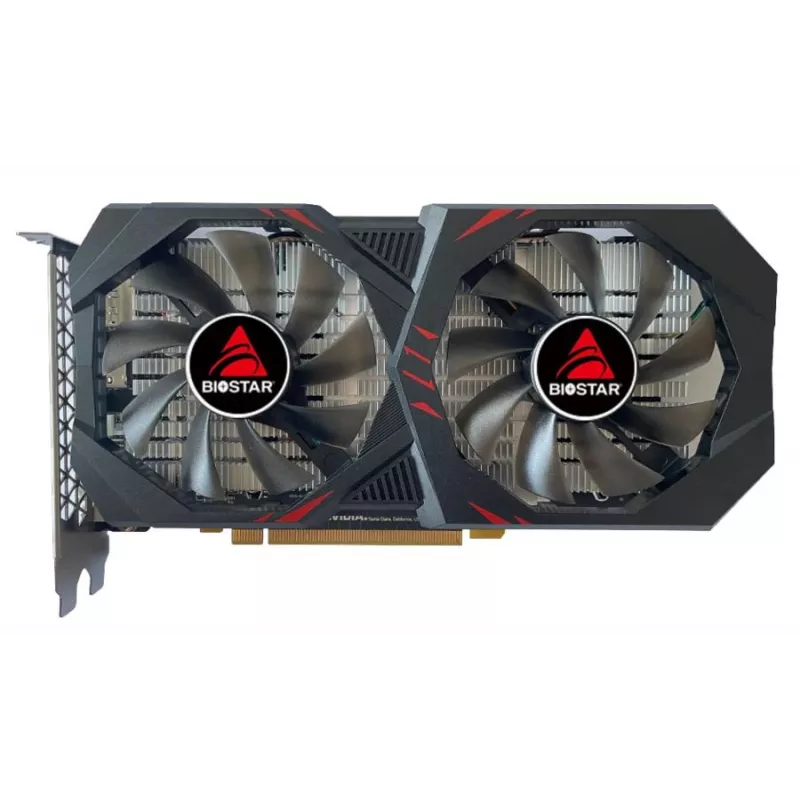 Grafikkarte BIOSTAR GeForce GTX 1660 Ti – 6 GB GDDR6, 192-Bit, PCIe 3.0, Dual-Lüfter