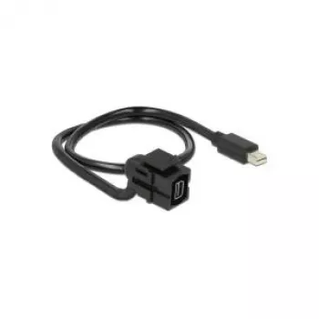 DisplayPort-Kabel DeLOCK 86374 0,5 m Mini DisplayPort Schwarz