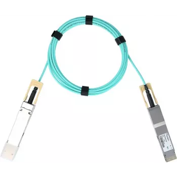 AOC-Kabel BlueOptics PAN-QSFPDD-400GBASE-AOC-3M-BO QSFP-DD 400G 3m Türkis