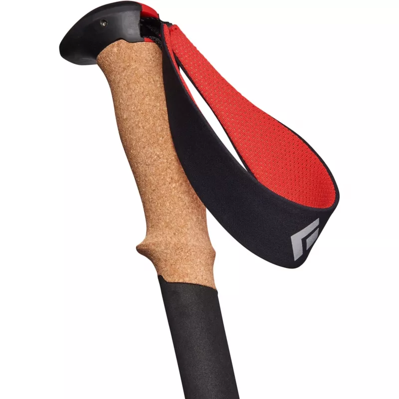 Trekkingstöcke Pursuit FLZ M/L, Fitnessgerät schwarz/Rot, 1 Paar, 125-140 cm