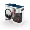 Kabelgebundenes Gaming-Headset GEMBIRD MHS-03-BKRD — binaural, ohrumschließend, 3,5 mm, 1,8 m Kabel, rot/schwarz
