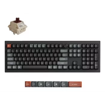 Mechanische Full-Size-Tastatur Keychron V6 Ultra 8K — QWERTY, Bluetooth, RGB, Schwarz