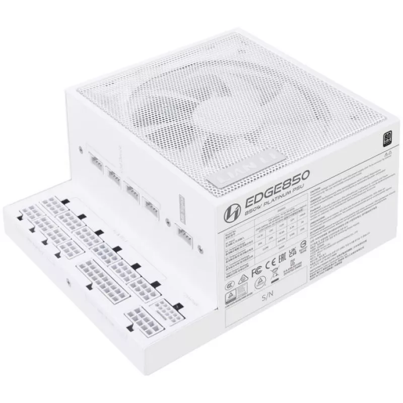 Netzteil Lian Li EG0850 850 W SFX, 20-Pin ATX, 80 PLUS Gold, Weiß