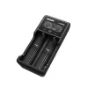 Batterieladegerät XTAR VC2SL — USB 5V 1A, LCD, lädt 2 Zellen, kompatibel Li-Ion/NiMH/NiCd, Größen A/AA/AAA/AAAA/C/D/SC, schwarz