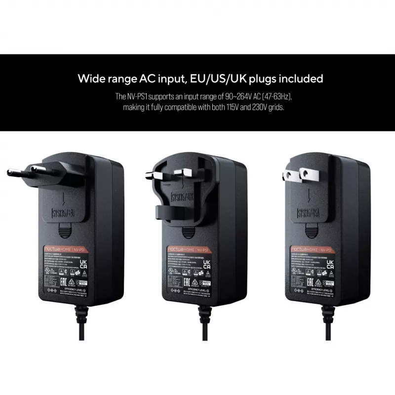 Netzteil für Innenbereich Noctua NV-PS1 90-264V Passive Kühlung Schwarz