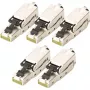 Digitus CAT 6A Feldkonfektionierbarer Stecker STP 5 Stück RJ-45 Stecker Silber