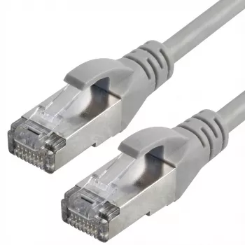 Netzwerkkabel Captiva 80276 Patchkabel CAT 6a RJ45 2m Grau