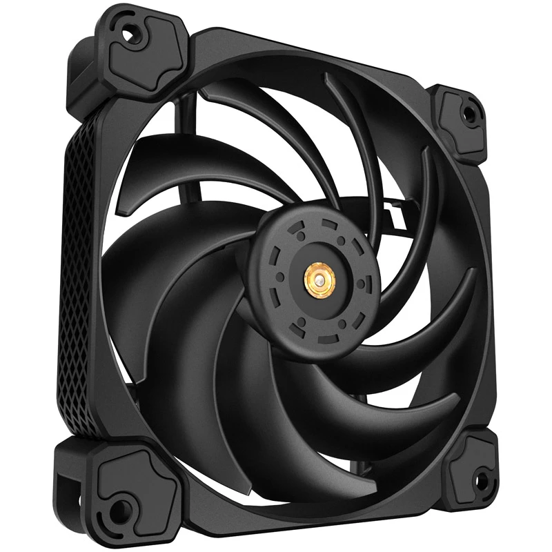 120-mm-Gehäuselüfter Jonsbo HF-120 PWM, schwarz, 120×120×25 mm, PWM-Steuerung