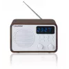 Tragbares Radio mit Bluetooth und USB BLAUPUNKT PP7BT, Farbe: braun Holz/weiß
