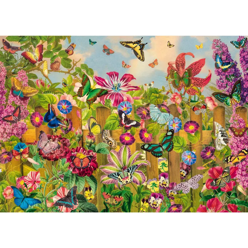 Puzzle Schmidt Spiele Beautiful Butterfly Garden — 2000 Teile, Modell 59746