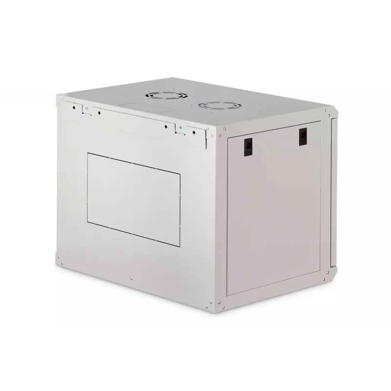Wandmontiertes 9U-Rack-Gehäuse DIGITUS Dynamic-N DN-37104, 600 x 450 mm, IP20, Schlüsselschloss, unmontiert