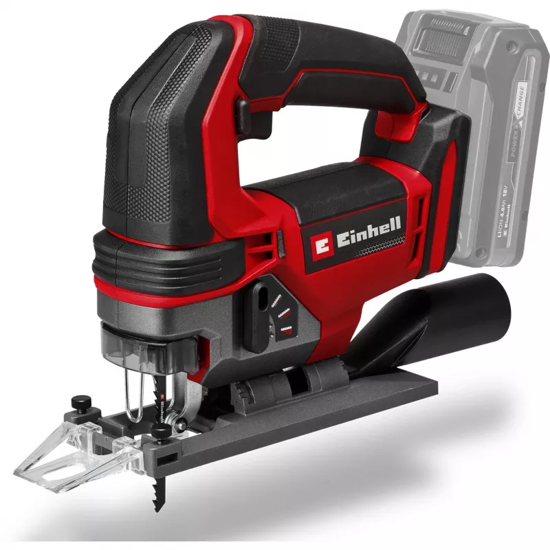 Power X-Change Akku-Stichsäge TE-JS 18/100 Li, 18 Volt (Rot/Schwarz, Lithium-Ionen-Akku 2,5 Ah)