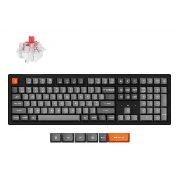 Keychron K10 Max QMK Tastatur Universal USB RF Wireless Bluetooth Schwarz