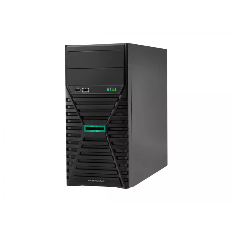 HPE ProLiant ML30 Gen11 E-2414 2,6 GHz 4c 1P 32 GB-DR 4LFF-NHP VROC 2x1 TB SATA HDD 350 W PS EU Server