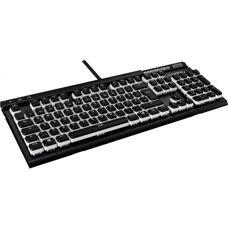 HyperX Pudding Keycaps – Vollständiger Tastensatz – ABS – Schwarz (DE-Layout) – Tastatur-Tastenkappen – ABS – Schwarz
