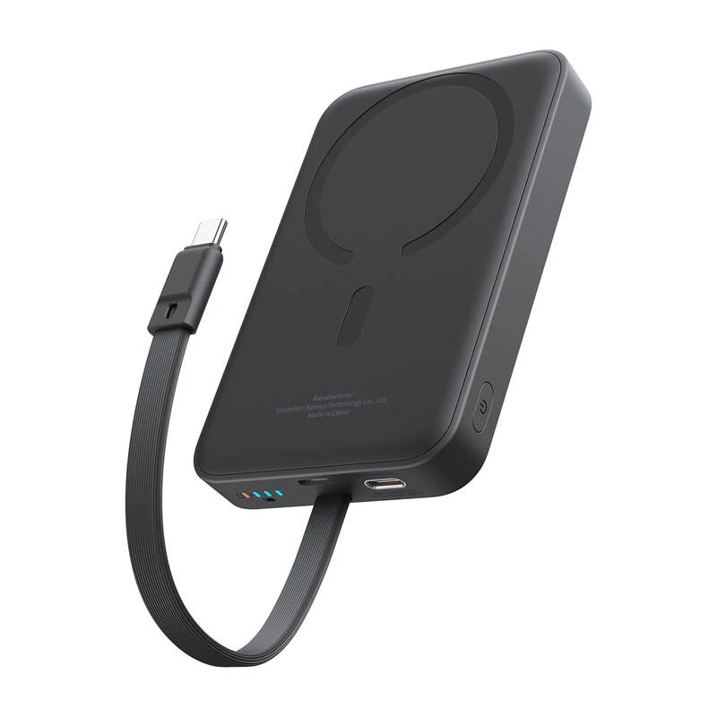 Baseus Mini 10000mAh 30W Magnetische Powerbank (schwarz) Bayern Edition