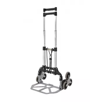 Lager-Treppenkarre AWTools 1009613 — zusammenklappbare Treppensteig-Sackkarre, Tragfähigkeit 80 kg