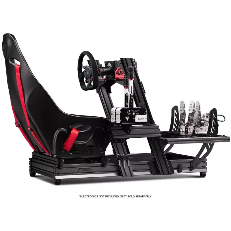 Next Level Racing – F-GT Elite Formula & GT Aluminium-Profil-Simulatorcockpit – Seiten- und Frontmontage-Ausführung (396039)