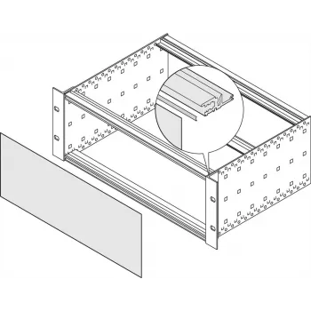 SCHROFF KONTAKTLEISTE FRONTBL.42HP 10ST - Rack-Zubehör (24560231)