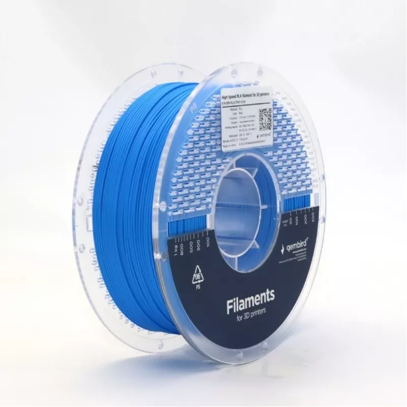 3D-Druck-Filament Gembird PLA 1,75 mm Blau 1 kg Spule
