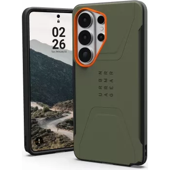 UAG Urban Armor Gear Civilian Case mit Magnetmodul | Samsung Galaxy S26 Ultra | olivgrün/orange | 214535117297 (214535117297)