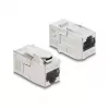 Keystone-Kupplung DELOCK RJ45-Buchse auf RJ45-Buchse — Inline-Netzwerkverbinder (Modell 90796)