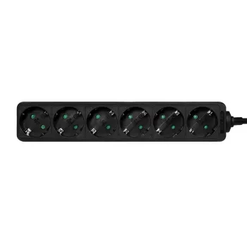 Steckdosenleiste LogiLink LPS238B 1,5 m 6 AC-Steckdosen innen Schwarz