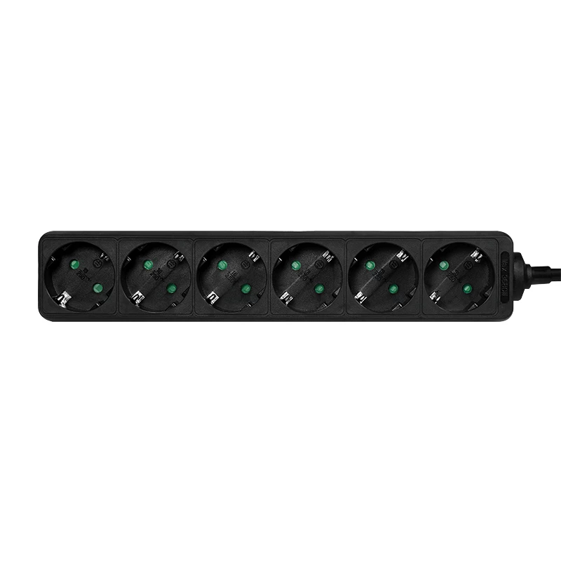 Steckdosenleiste LogiLink LPS238B 1,5 m 6 AC-Steckdosen innen Schwarz