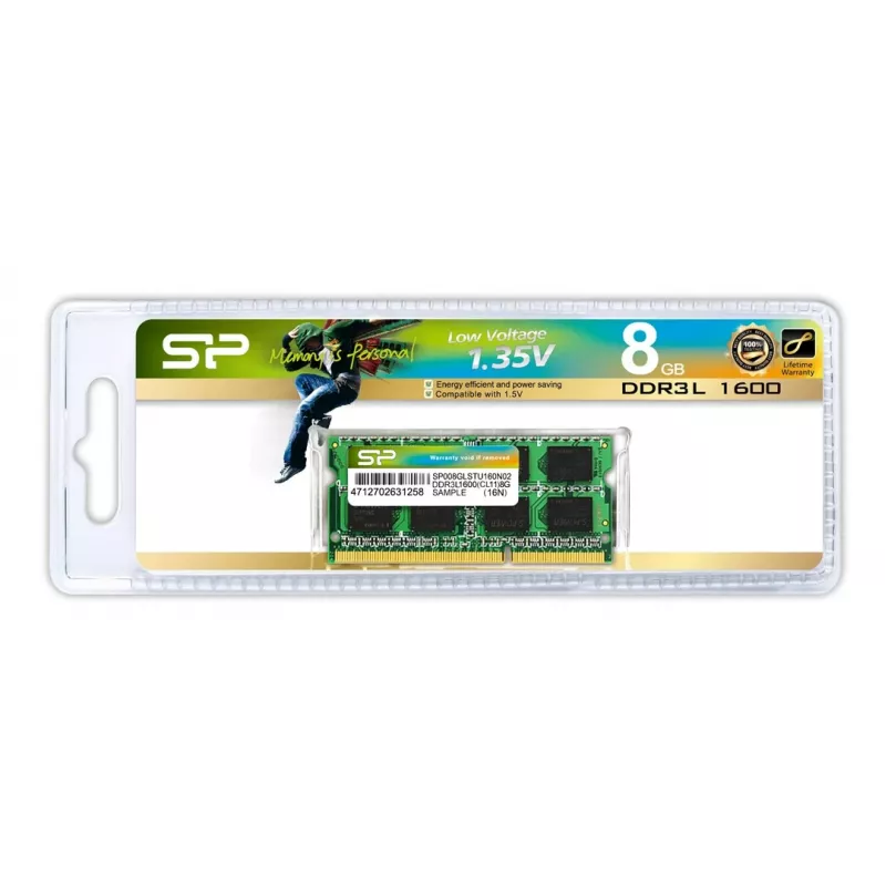 Speichermodul Silicon Power DDR3L 8GB 1600MHz SO-DIMM 204-polig 1,35V CL11