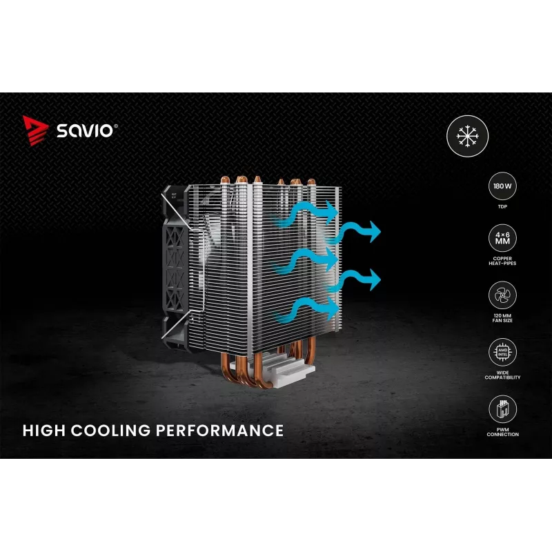SAVIO VORTEX X2 CPU-Kühler
