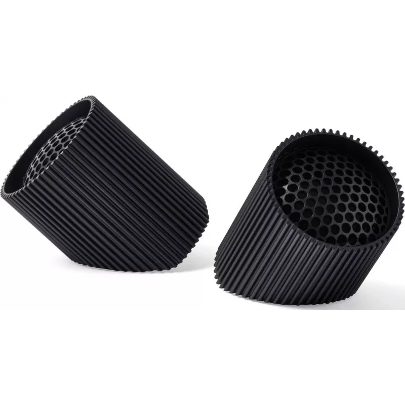 LEXON | Ray Speaker Magnetisches Lautsprecher-Set | LA132MN3 | 2x3 W | Wasserdicht | Bluetooth | Schwarz | Tragbar | Kabellose Verbindung
