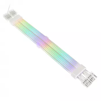 PCI-E 8-Pin Verlängerungskabel Kolink Umbra Radiant ARGB — dual 2× 8-Pin, gesleevte Verlängerung für GPU-Stromversorgung