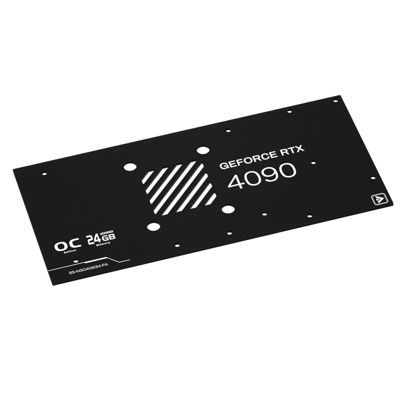 Kühlblock Barrow LRC 2.0 für MSI RTX 4090 Suprim/Trio RGB — Schwarzes Acryl