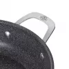 Induktions-Bratpfanne mit 2 Griffen BALLARINI Salina Granitium 24 cm 75002-811-0