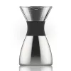 Asobu PourOver Cold Brew Kaffeebereiter Schwarz, Silber