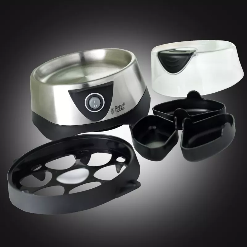 Russell Hobbs Eierkocher Cook At Home Stylo Edelstahl 14048-56 1404856 (14048-56)