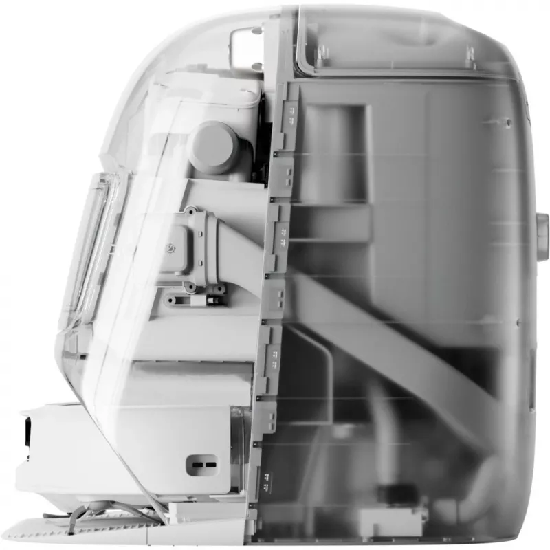 Staubsaugerroboter mit Wischfunktion DJI ROMO P (Wassertank-Version) — Grau/Weiß, 0,26 l Staub, 4 l Frischwasser / 3,2 l Schmutzwasser, 5000 mAh Batterie