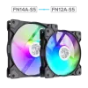 Gamemax | Gehäuselüfter | FN14A-S5 | Schwarz