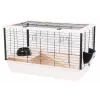 Nagerkäfig INTER ZOO Bunny 80 De Luxe — Kunststoff, 78×48×50 cm, inklusive Futternapf