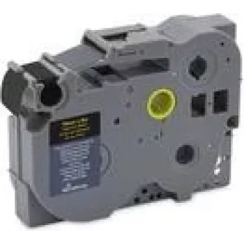 Etikettenbandkassette MediaRange für Brother TZ-344 / TZe-344 18 mm × 8 m schwarz auf transparent