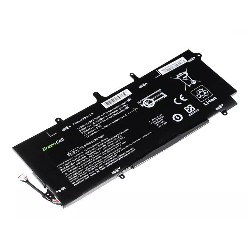 GREENCELL HP108 Akku Green Cell BL06XL HSTNN-DB5D 722297-001 722236-2C1 do HP EliteBook Folio