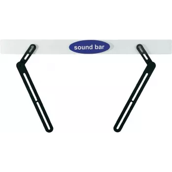 SpeaKa Professional Soundbar-Halterung Easy Swivel — Schwarz, Paar, Modell 1211124