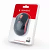 GEMBIRD MUSW-4B-03-R Kabellose optische Maus MUSW-4B-03-R 1600 DPI nano USB Schwarz-Rot