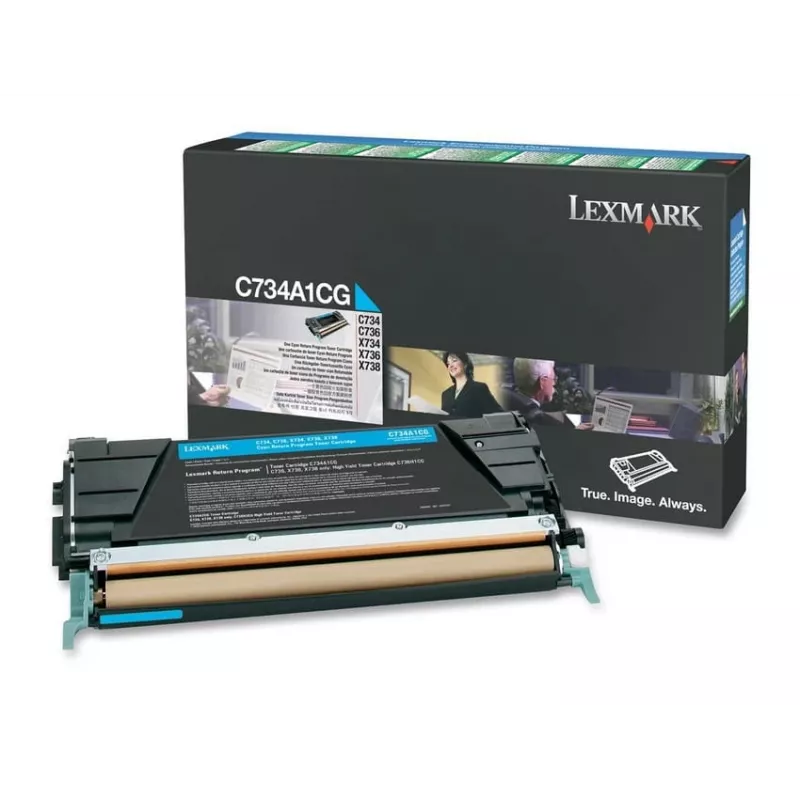 Lexmark C734A1CG Druckerverbrauchsmaterial Cyan
