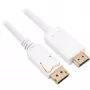 Sharkoon Adapterkabel Displayport 1.2 > HDMI 4K Weiß 3 Meter