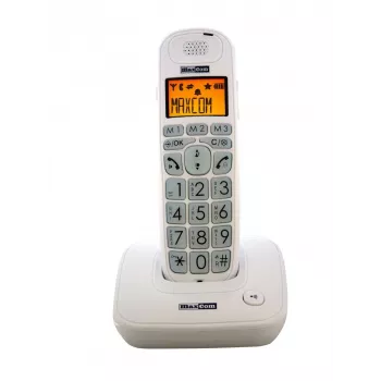 Maxcom MC6800 Weißes Festnetz-DECT-Telefon