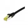 Patchkabel RJ45, CAT6A 500Mhz, 0,5m, schwarz, S-STP(S/FTP), TPE/LSZH(Ultraflex), AWG26, mit Cat.7 Rohkabel, Synergy 21 (S217616)